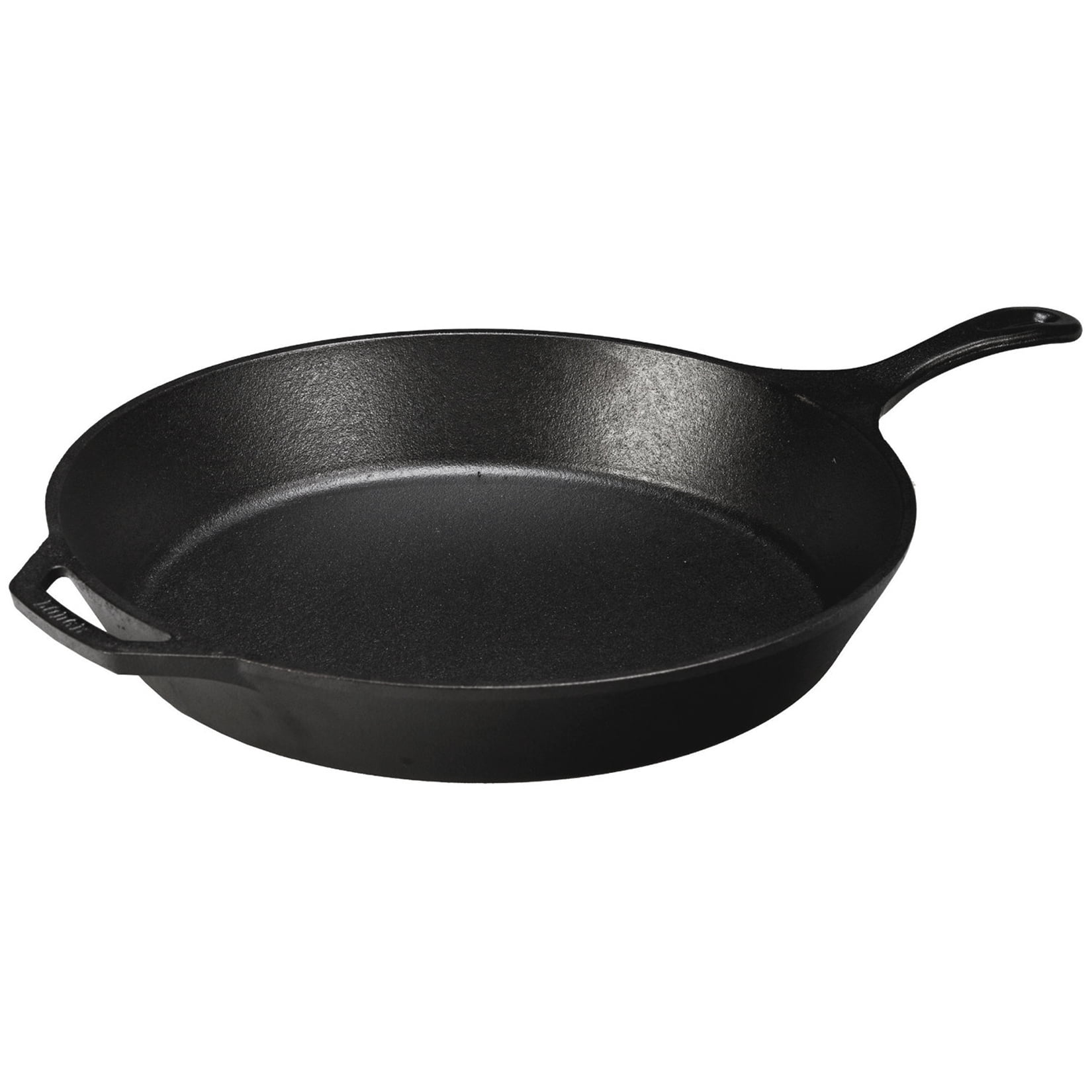 Lodge 15 Inch Cast Iron Pre-Seasoned Skillet – Signature Teardrop Handle - Use in the Oven, on the Stove, on the Grill, or Over a Campfire, Black - Thumbnail 2