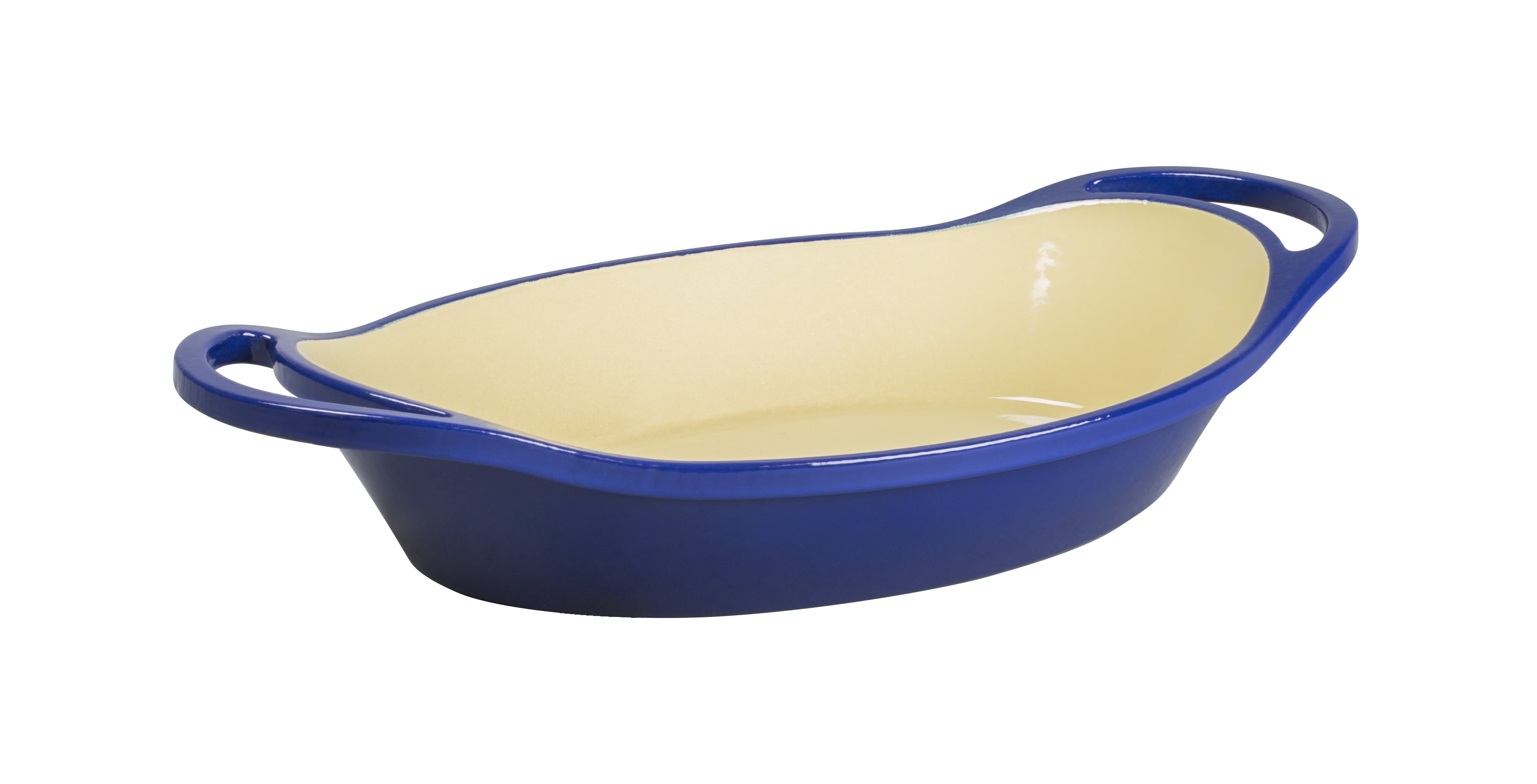 Enameled Cast Iron Oval Casserole