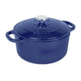 thumbnail image 1 of Lodge Cast Iron 5.5qt Indigo Enameled Dutch Oven, 1 of 10