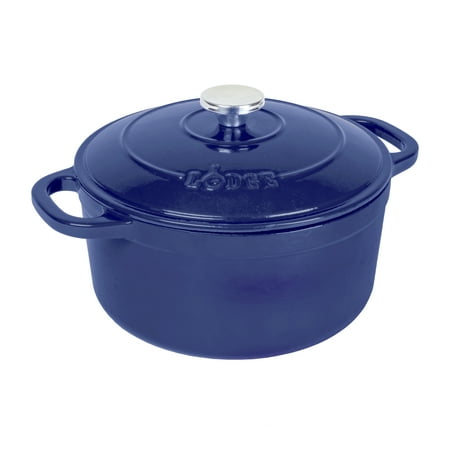 Lodge Cast Iron 5.5qt Indigo Enameled Dutch Oven