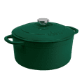 thumbnail image 1 of Lodge Cast Iron 6.5 Quart Enameled Cast Iron Dutch Oven, Emerald Green, 1 of 6