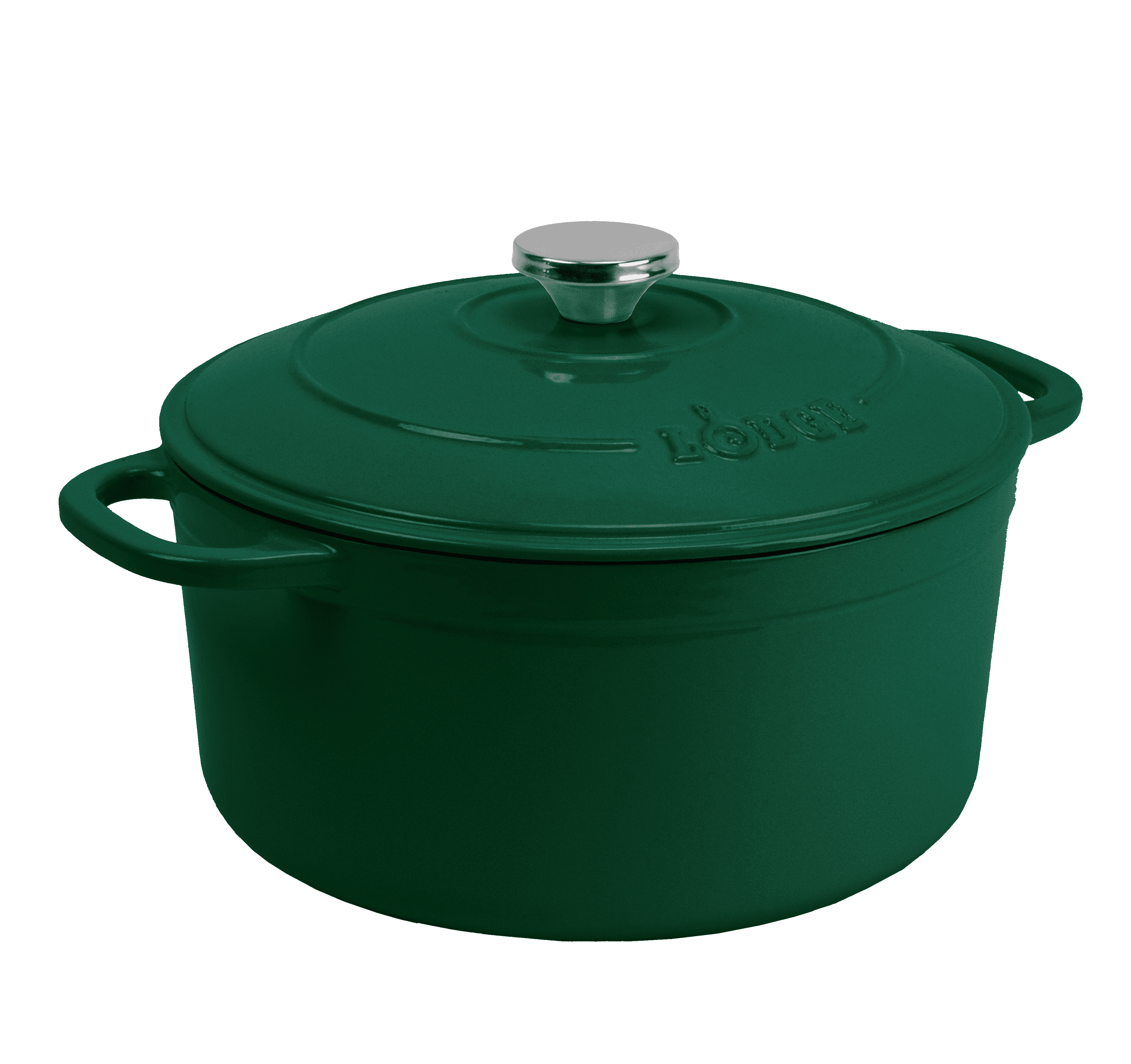 Lodge Cast Iron 6.5 Quart Enameled Cast Iron Dutch Oven, Emerald Green