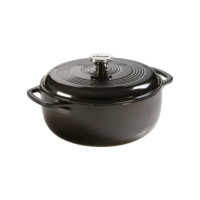 Hawsaiy 6 QT Enameled Dutch Oven Pot with Lid, Cast Iron Dutch Oven with  Dual Handles for Bread Baking, Cooking, Non-stick Enamel Coated Cookware 