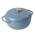 thumbnail image 1 of Lodge Cast Iron 6QT Ocean Enamel Dutch Oven, 1 of 3