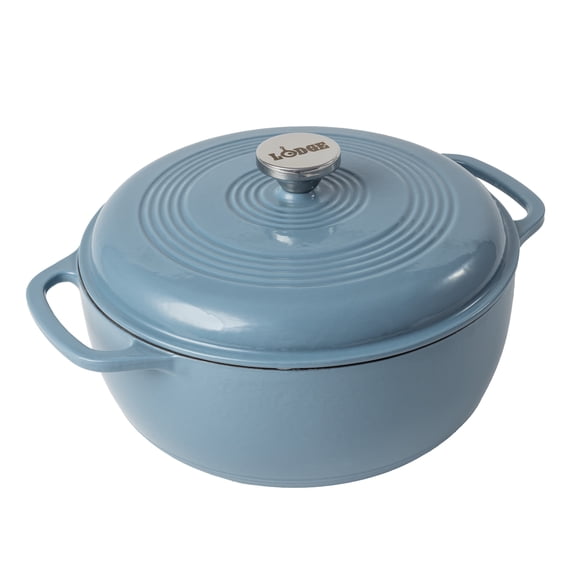 Lodge Cast Iron 6QT Ocean Enamel Dutch Oven