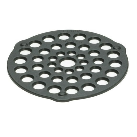 Lodge Cast Iron 8" Meat Rack/Trivet Pre-Seasoned, L8DOT3, 8.12"x7.93" x.4"