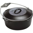 thumbnail image 1 of Lodge Cast Iron 9 Quart Seasoned Cast Iron Camp Dutch Oven With Bail Handle, 1 of 4