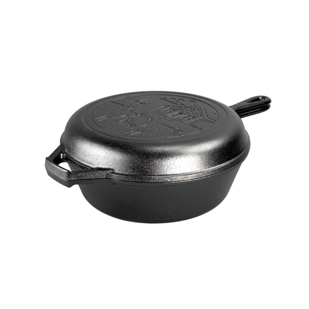 ramblings on cast iron: Lodge combo cooker and double dutch oven