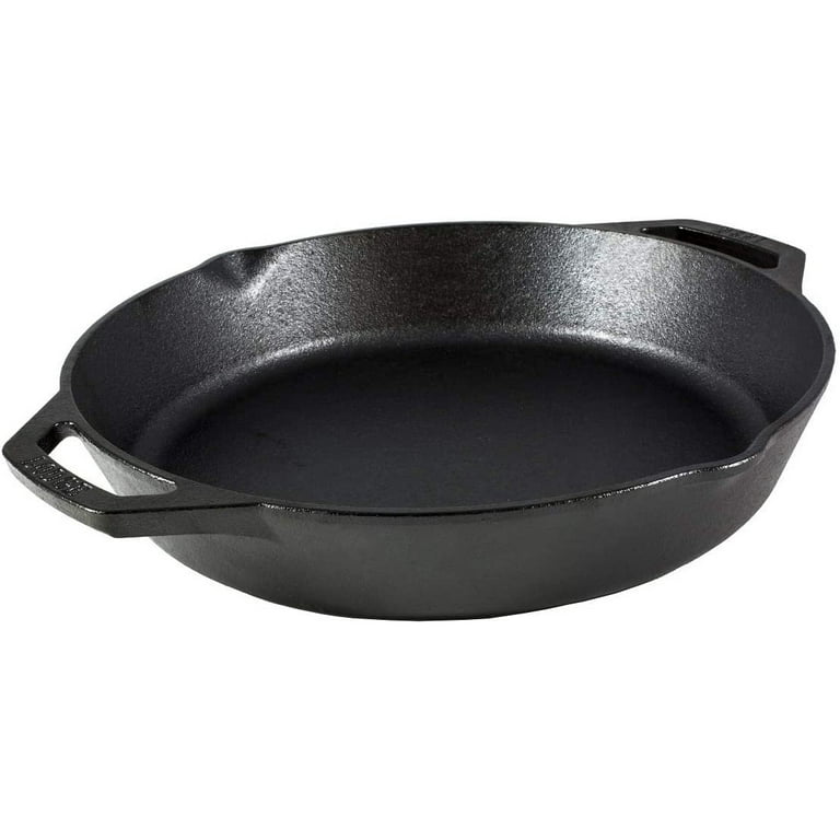 LODGE 12 CAST IRON DUAL HANDLE PAN – Viking Cooking School