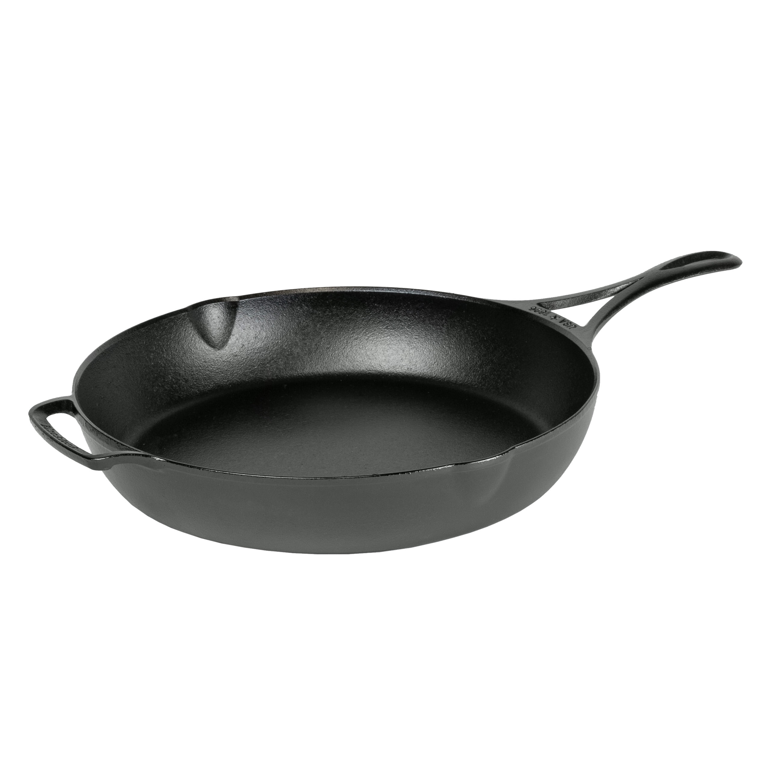 Lodge Blacklock 12" Triple Seasoned Cast Iron Skillet - Preseasoned Cast Iron Skillet Pan - Easy Cleanup - Lightweight Design - Cast Iron Cookware - Premium Cast Iron Skillets - Walmart.com