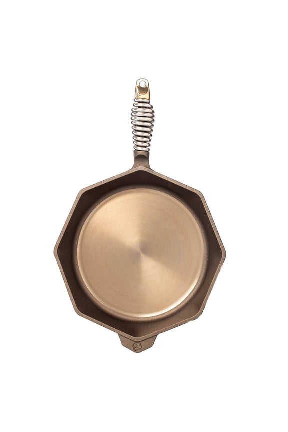 12" Cast Iron Skillet Without Lid - Versatile Cast Iron Pan - Cooking Pan Enhances Food Taste - Nonstick Skillet - Heirloom Kitchen Essentials - Pre-Seasoned with Flaxseed Oil