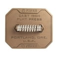 thumbnail image 1 of FINEX 8" Flat Press - Cast Iron Flat Press - For Bacon, Veggies, Sausages & More - Stronger Searing - Pre-Seasoned Cast Iron - Compatible with FINEX Skillets, Grill Pans & Griddle, 1 of 7