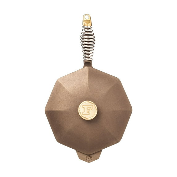 FINEX 8" Cast Iron Skillet with Lid - Versatile Cast Iron Pan - Cooking Pan Enhances Food Taste - Nonstick Skillet - Heirloom Kitchen Essentials - Pre-Seasoned with Flaxseed Oil