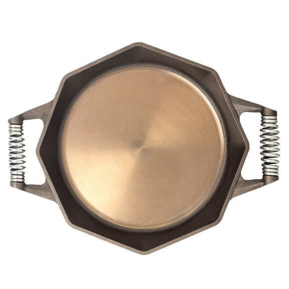 FINEX 14" Cast Iron Skillet Without Lid - Versatile Cast Iron Pan - Cooking Pan Enhances Food Taste - Nonstick Skillet - Heirloom Kitchen Essentials - Pre-Seasoned with Flaxseed Oil