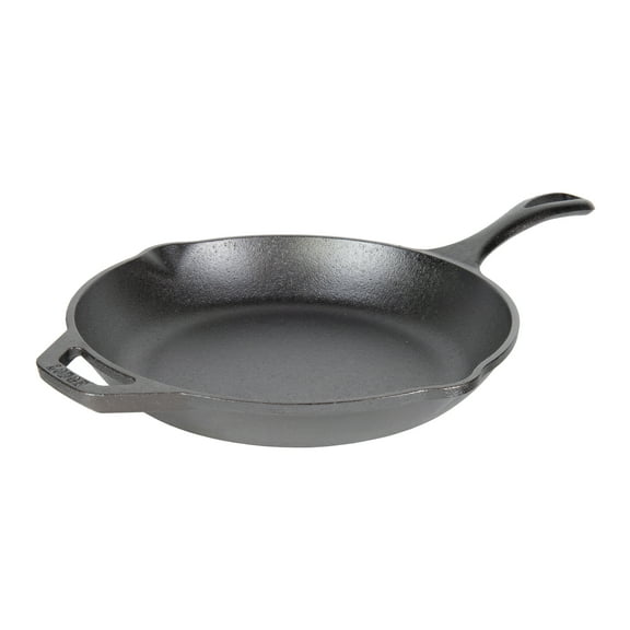 Lodge 10 Inch Cast Iron Skillet - Chef Collection - Pre-Seasoned Cast Iron Pan - Cooking Skillet for Frying, Searing & More - Cast Iron Skillets - Kitchen Essentials