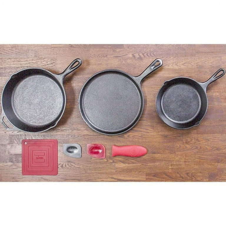 Lodge Cast Iron Logic Essential 6 Piece Cookware Set, L6SPB41 