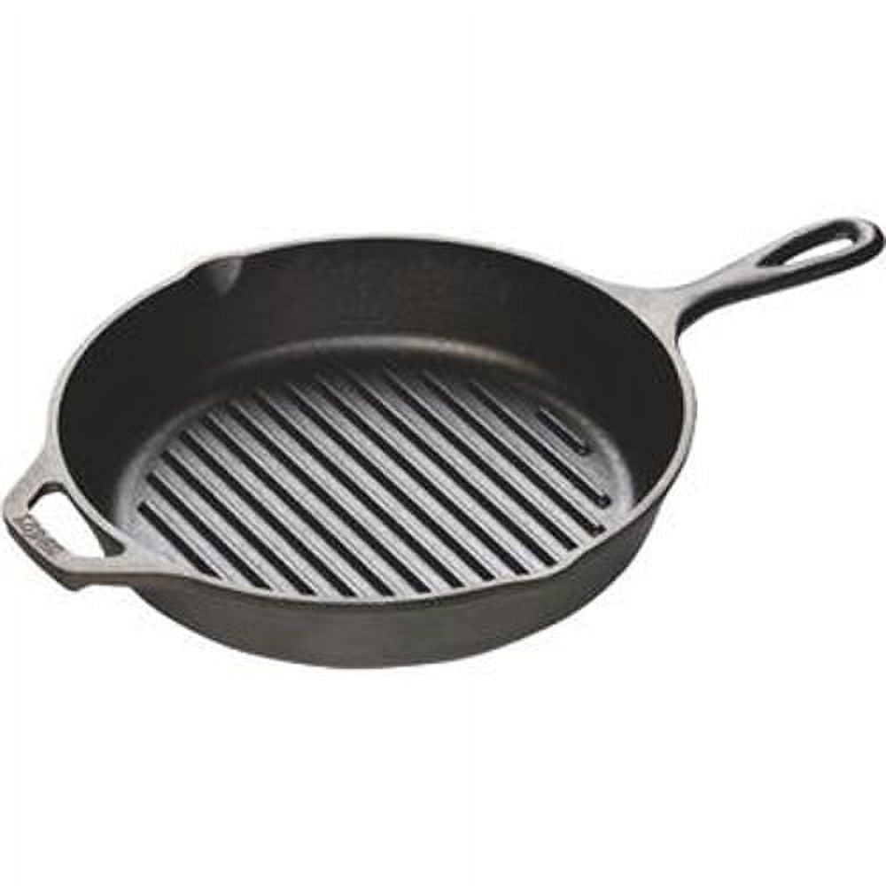 Pre-seasoned Cast Iron Griddle Frying Pan - Square Grill Pan For Grilling  Bacon, Steak, And Meat - Dual Spouts For Easy Drainage - Perfect For Home  Kitchen Cooking - Temu