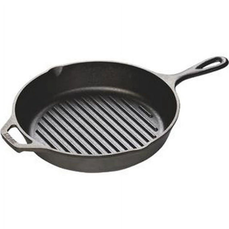 Lodge Seasoned Steel Grill Pan, Black