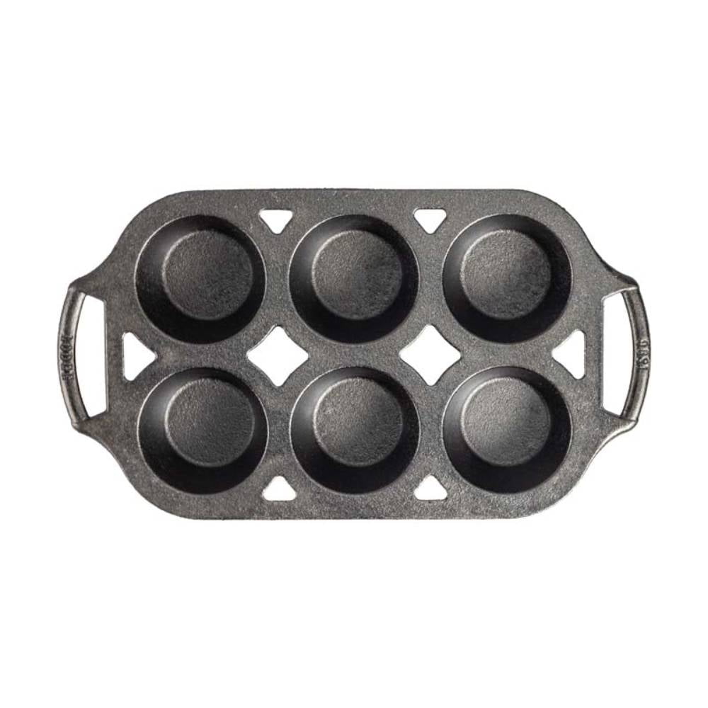 Pre-Seasoned Cast Iron Muffin Pan with 7 Cups - China Bakeware and