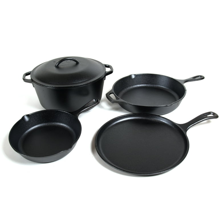 Lodge Essential Seasoned Cast Iron Pan Set - Shop Cookware Sets at