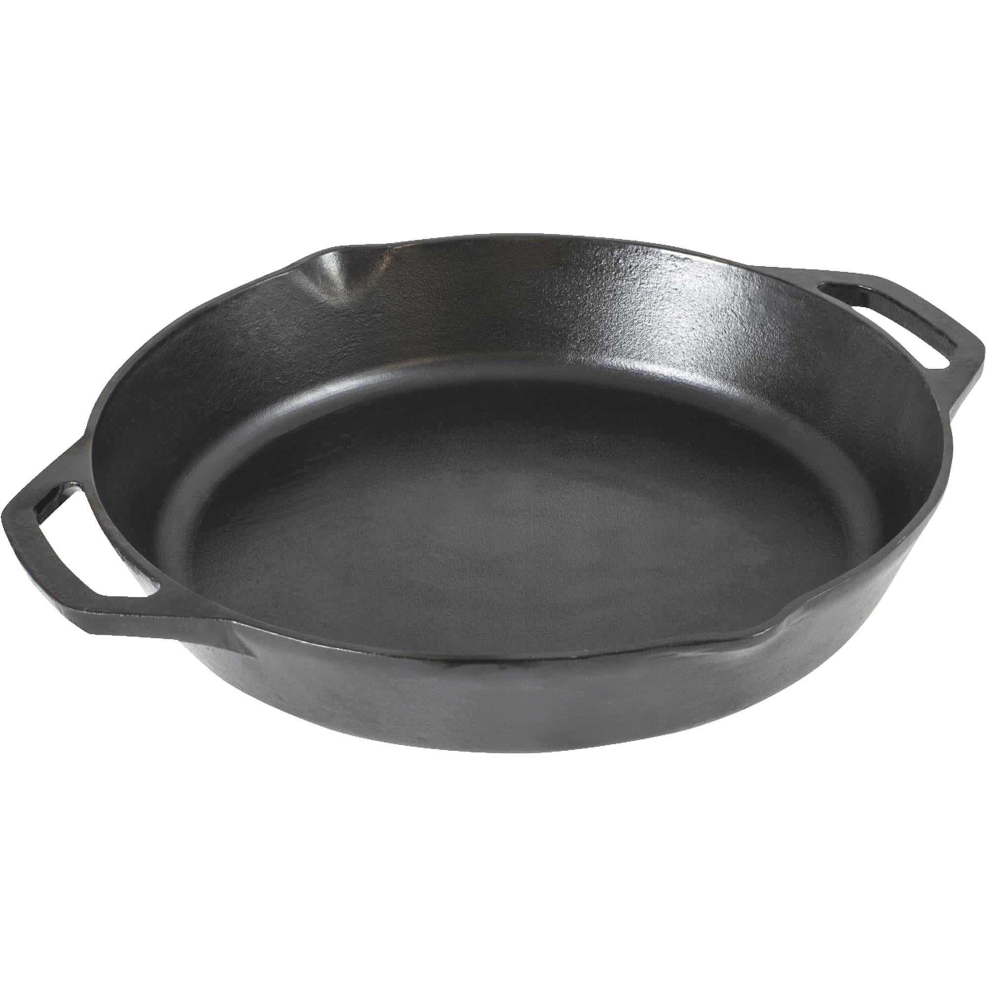 Lodge L8GPL 10 1/4 Pre-Seasoned Cast Iron Grill Pan with Dual Handles