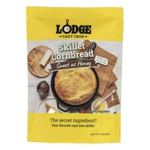 Lodge Cast Iron Skillet Cornbread Mix, Sweet As Honey, 1-Pack, 17.4 oz