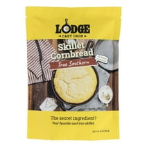 Lodge Cast Iron Skillet Cornbread Mix, True Southern, 1-Pack, 16 oz