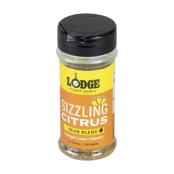 Lodge Cast Iron Skillet Sear Blend Seasoning, Sizzling Citrus, 5.3 oz