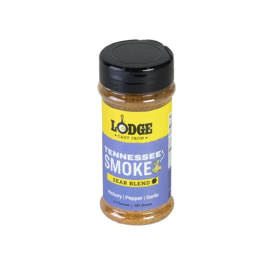 Lodge Cast Iron Skillet Sear Blend Seasoning, Tennessee Smoke, 6.4 oz