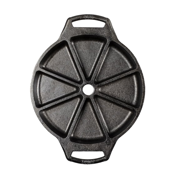 Lodge Cast Iron Wedge Pan Seasoned Cast Iron with 8 impressions, BW8WP, Metal Bakeware