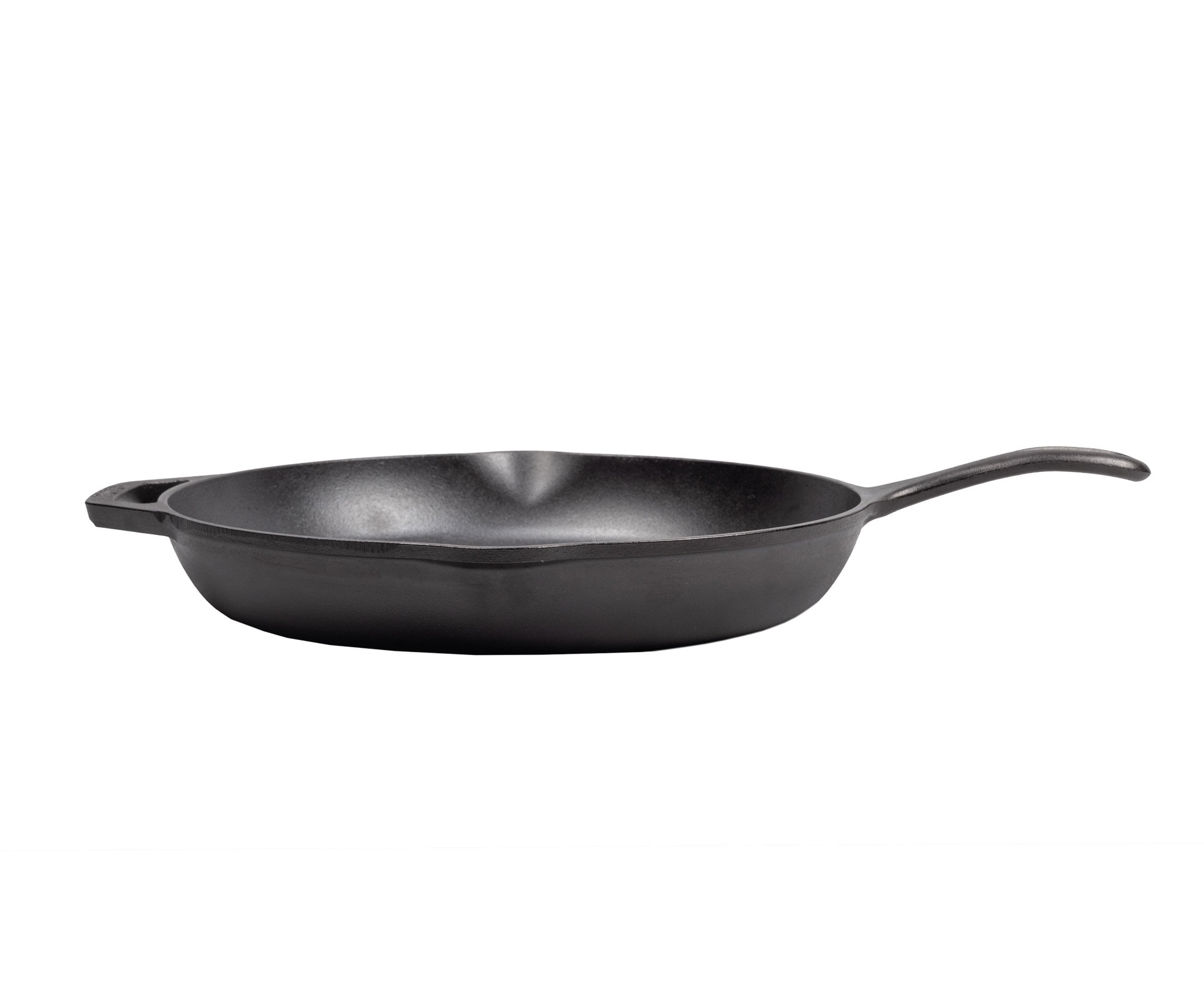 Chef-Inspired 13.25" Black Cast Iron Skillet