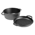 thumbnail image 1 of Lodge Chef Collection 6qt Double Dutch Oven, 1 of 7