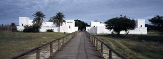 Lodge Fort Namutoni Etosha National Park Kunene Region Namibia Canvas Art - Panoramic Images (36 x 13)