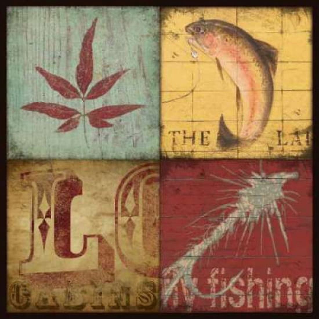 Lodge IV Canvas Art - Stephanie Marrott (24 x 24)