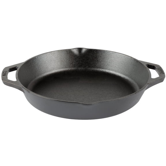 Lodge L10skl 12" Pre-Seasoned Cast Iron Skillet With Dual Handles