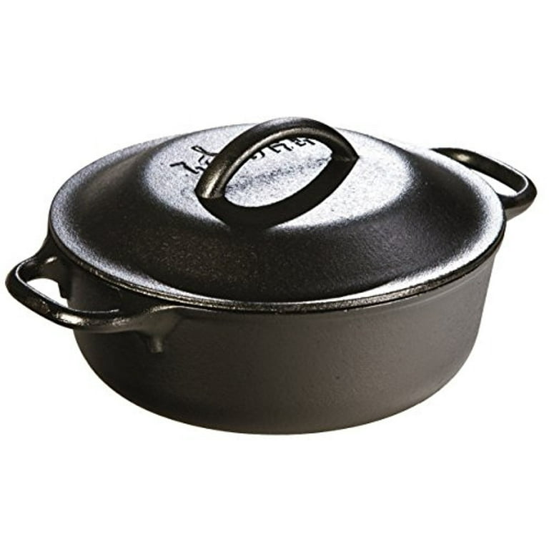 Lodge LCC3 Pre-Seasoned Cast Iron Skillet/Fryer/Dutch Oven Combo Cooke –  Toolbox Supply