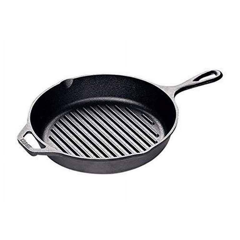 Lodge 12 Inch Dual Handle Cast Iron Grill Pan - L10GPL