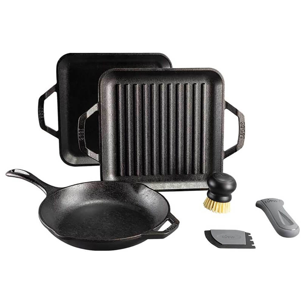 https://i5.walmartimages.com/seo/Lodge-LC6GMSETA-6-Pc-Chef-Collection-Cast-Iron-Grill-Griddle-Gourmet-Set_2e037f28-95bf-4e7d-9163-4f704cb0fc67.30e0ab94b74229f2c11129b44b9449ee.jpeg