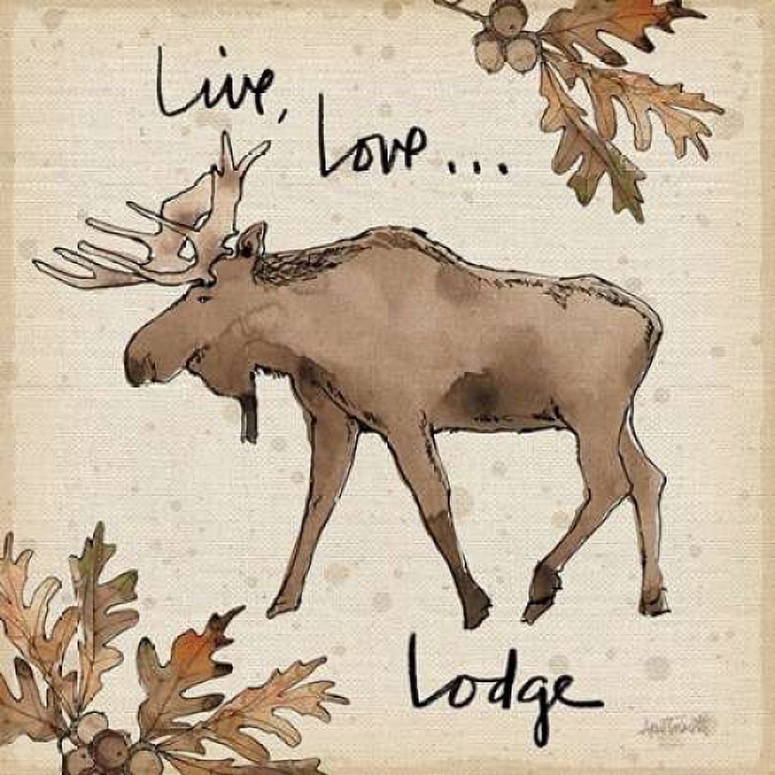 Lodge Life IV Canvas Art - Anne Tavoletti (24 x 24)