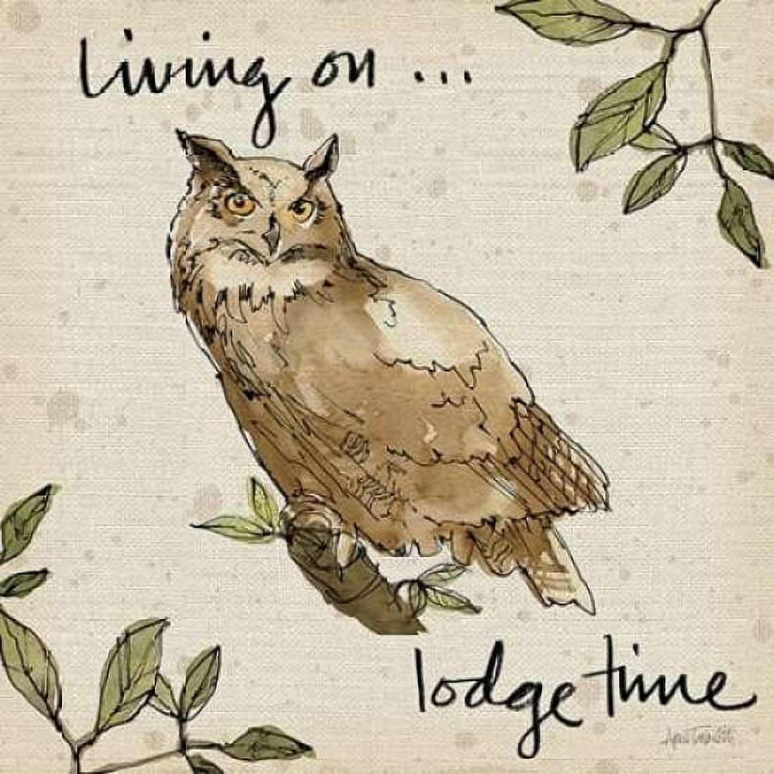 Lodge Life VI Canvas Art - Anne Tavoletti (24 x 24)