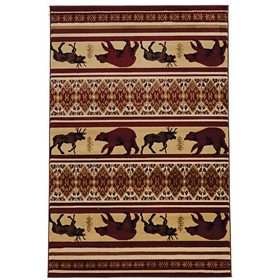 Lodge Longmont Beige Rug, Multiple Sizes