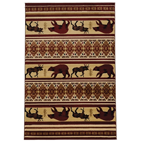 Lodge Longmont Beige Rug, Multiple Sizes