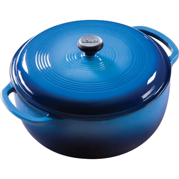 Lodge Mfg Co Lodge 6 Qt Porcelain Enamel Coated Cast Iron Dutch Oven - Single Pack