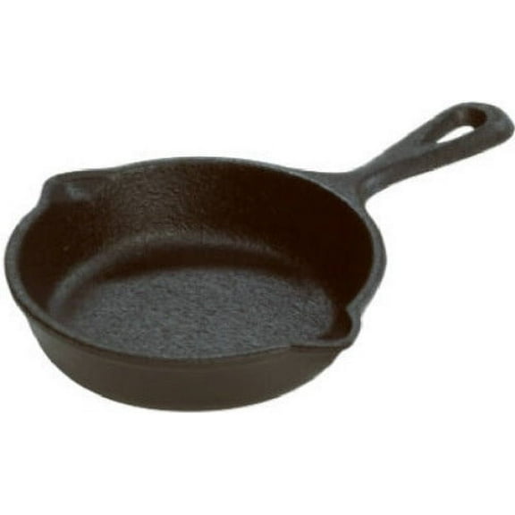 Lodge Mfg LMS3 3.5" Mini Skillet With Spoon Rest - Quantity of 2