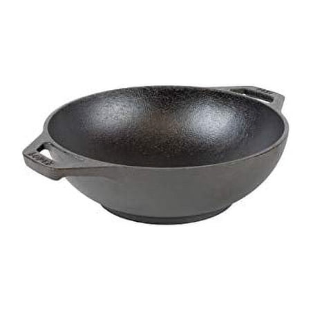 Lodge Mini Wok, Hand Wash, Cast Iron, 6.25 Inch