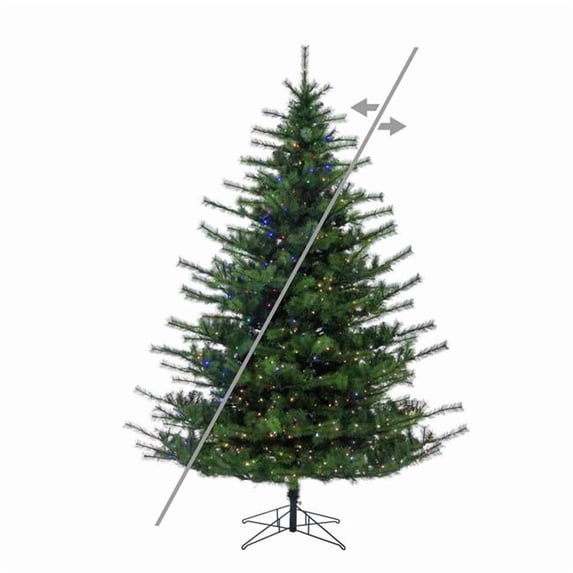 Vickerman A250683LEDCC 9 ft. x 79 in. Lodge Pole Pine 3 mm 1150CC Christmas Tree