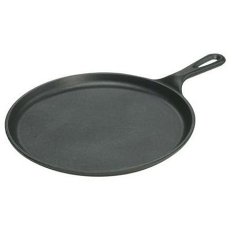 Lodge Pre-Seasoned 10.5 Inch Cast Iron Griddle with Easy-Grip Handle