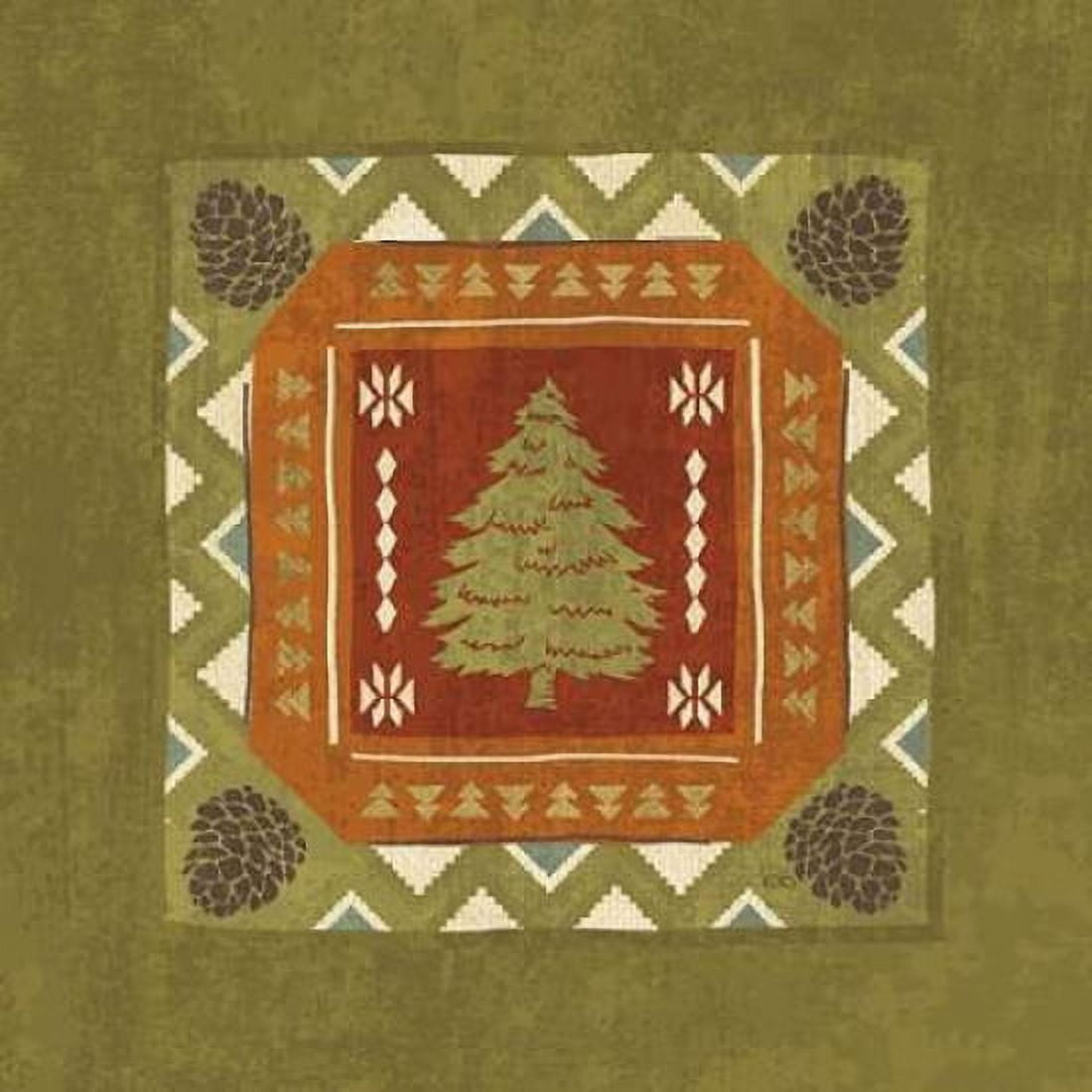 Lodge Resort Tile III Canvas Art - Veronique Charron (24 x 24)
