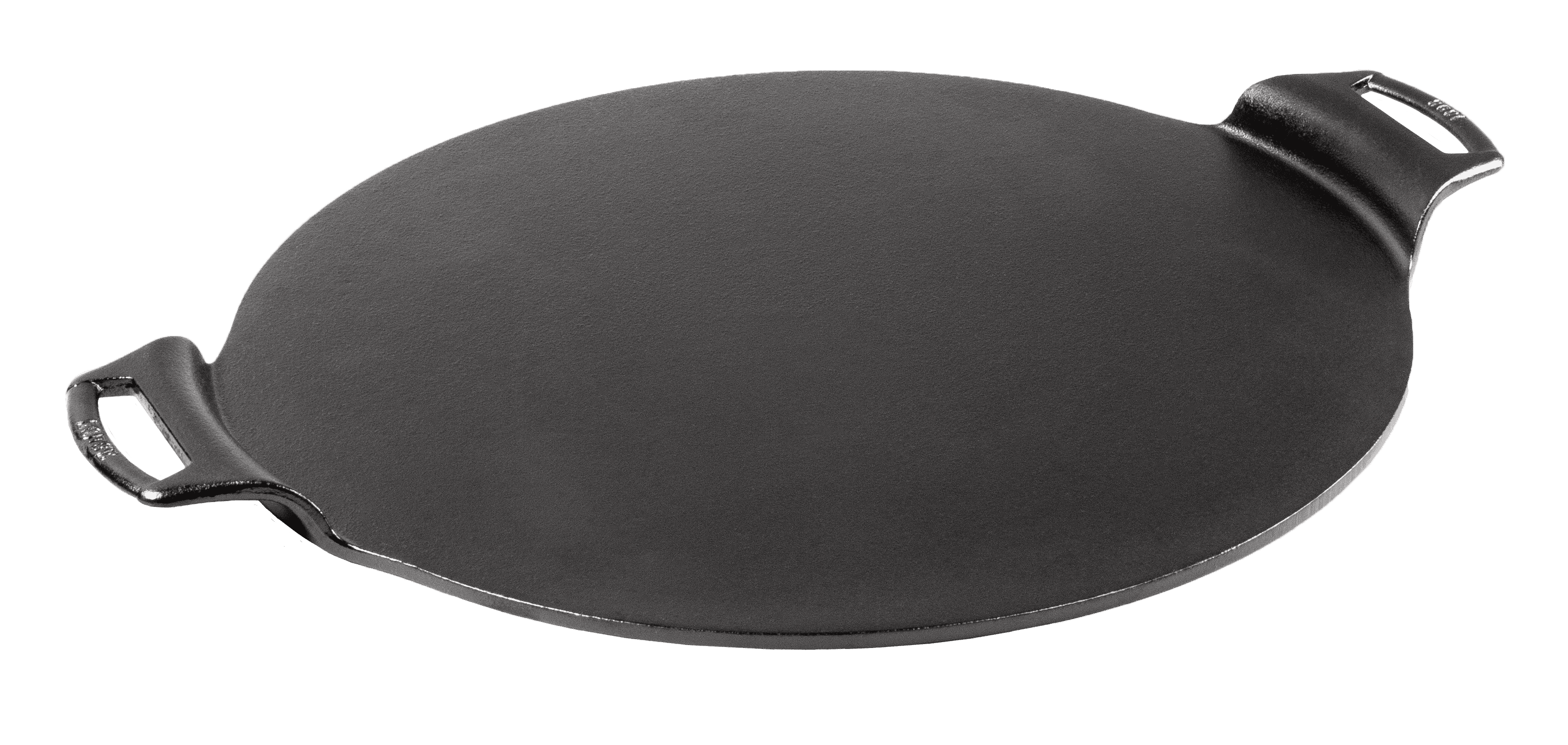Lodge 15" Round Pizza Pan, Seasoned Cast Iron with Dual Assist Handles