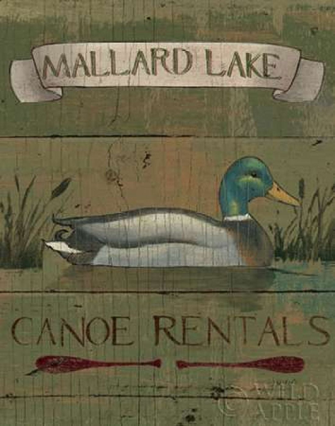 Lodge Signs IV Canvas Art - James Wiens (22 x 28)